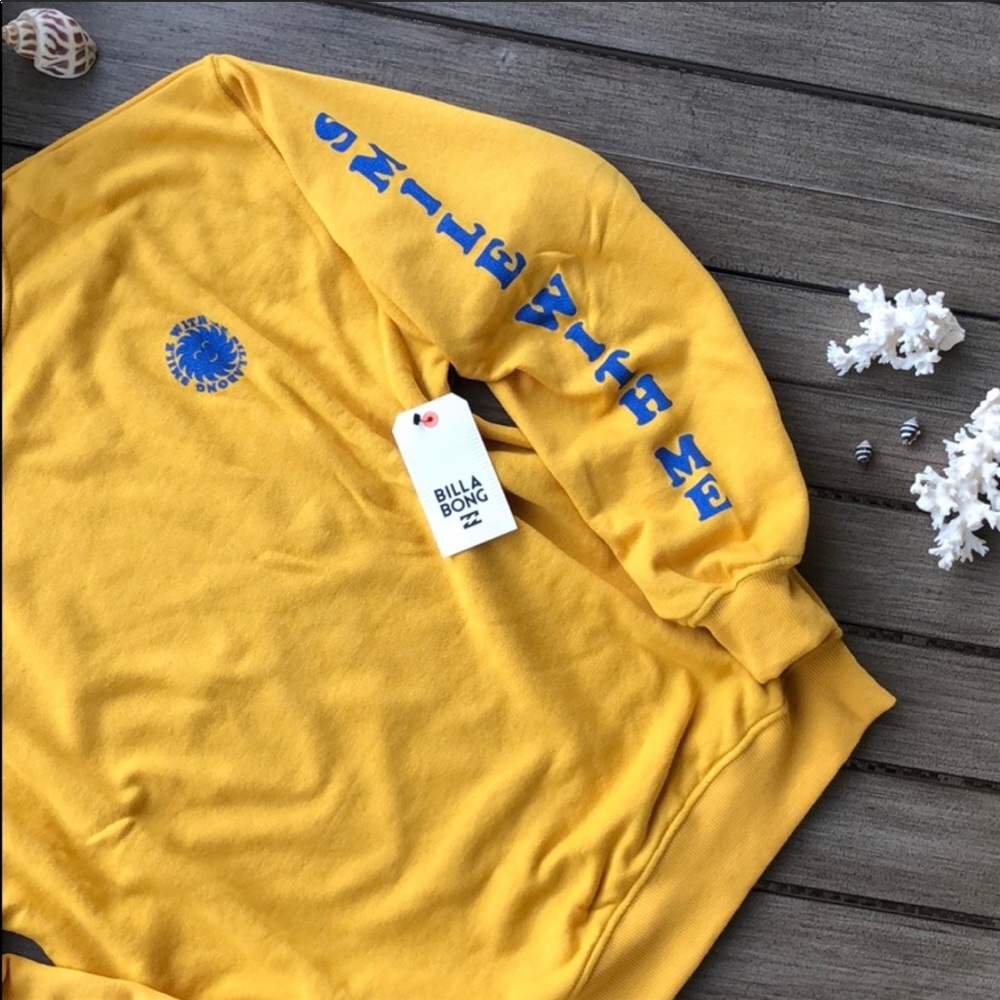 🌴🔆BILLABONG- SMILE WITH ME SWEATSHIRT🔆🌴 - Picture 5 of 12
